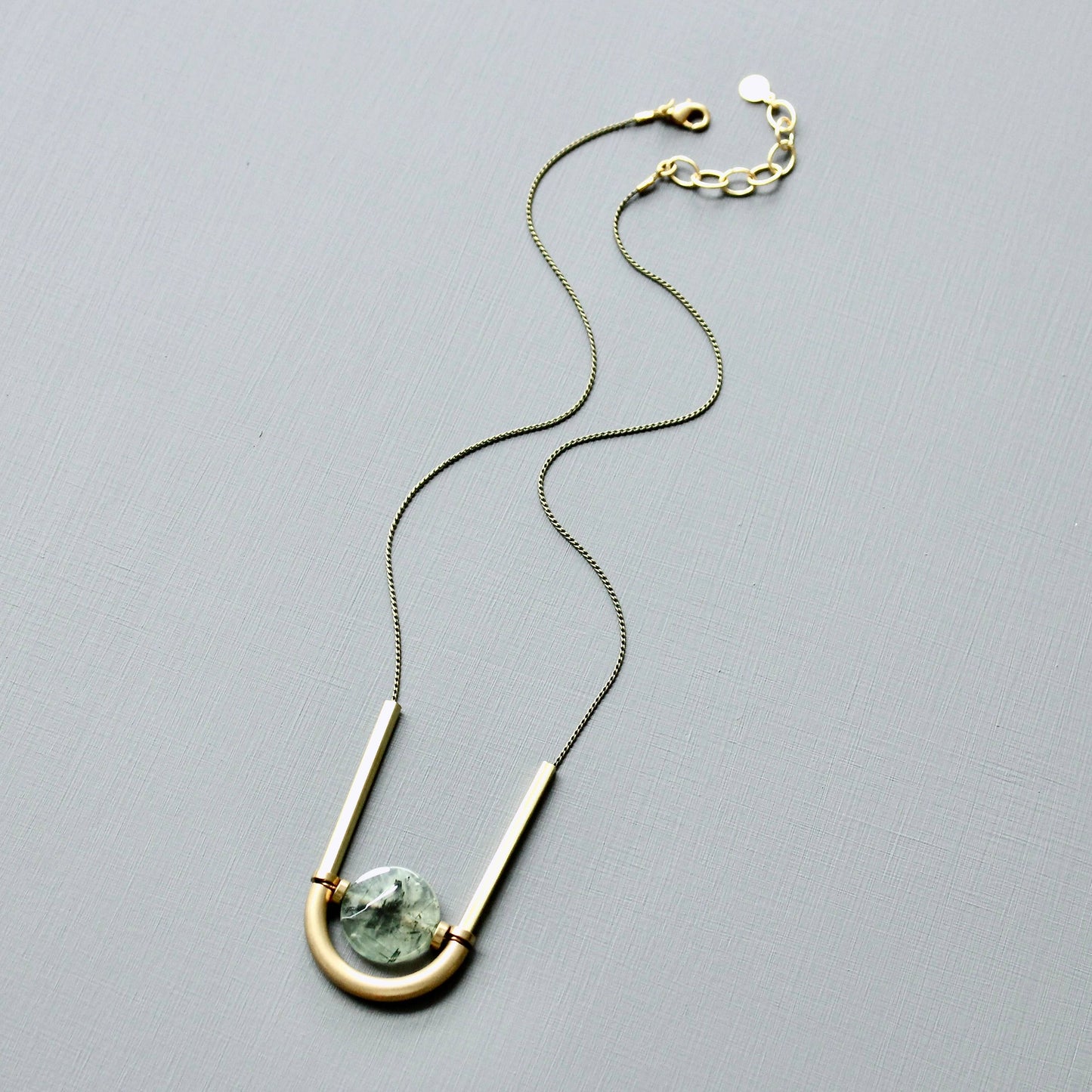 Geometric Quartz Necklace