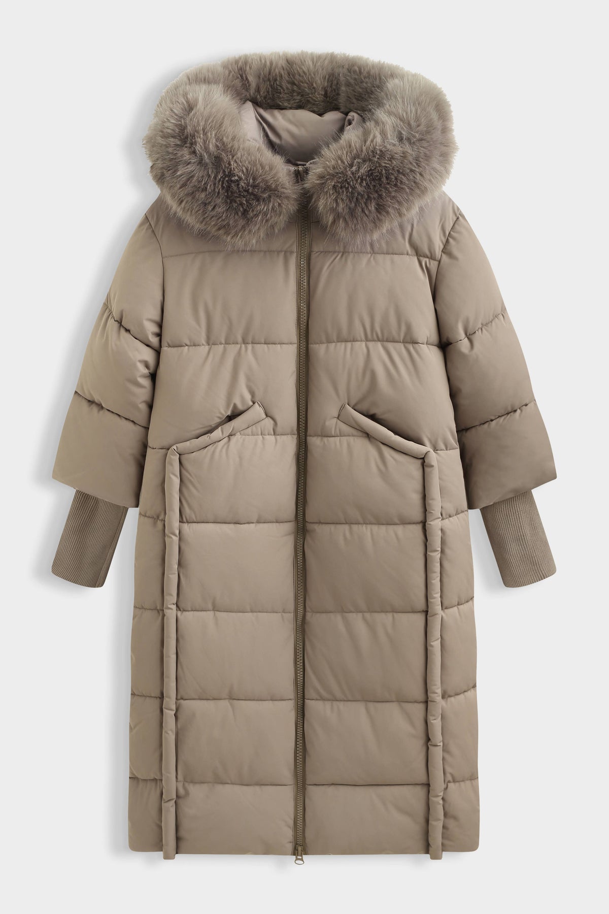 Long Quilted Puffer Jacket