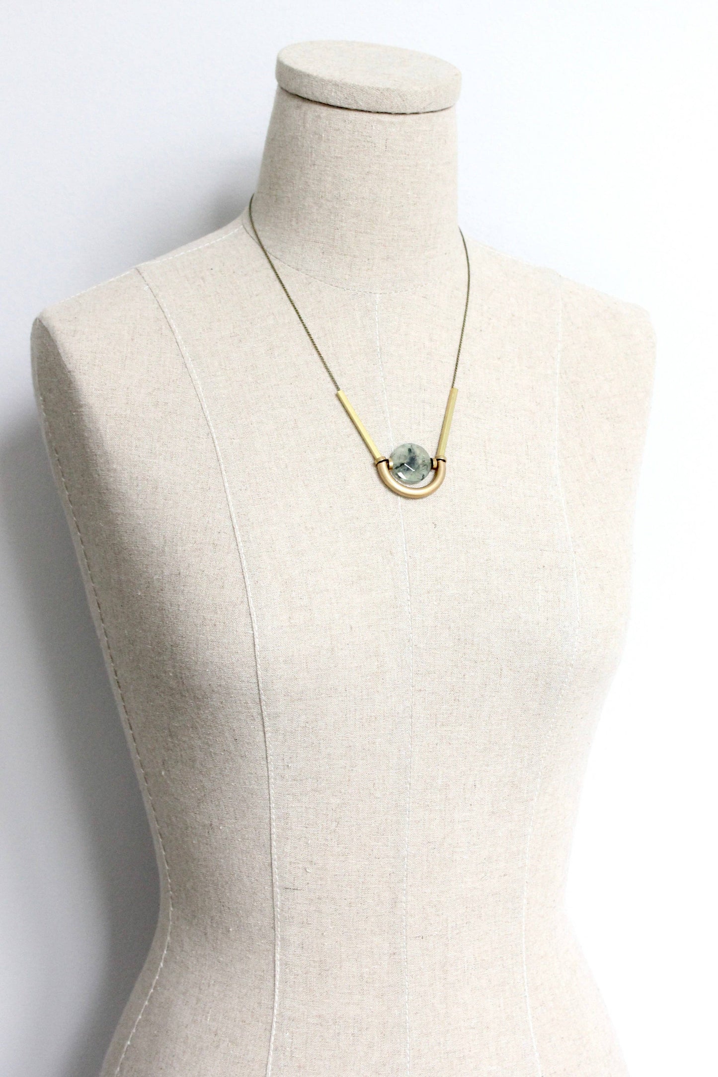 Geometric Quartz Necklace